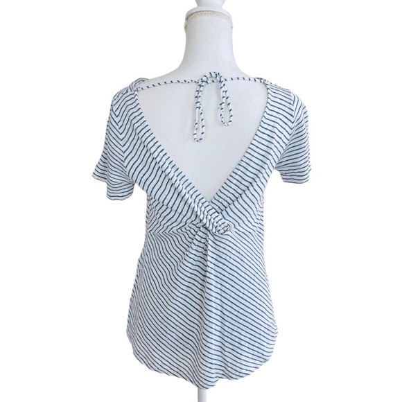 Anthropologie Maeve Horizon Linen Tee - Picture 5 of 13